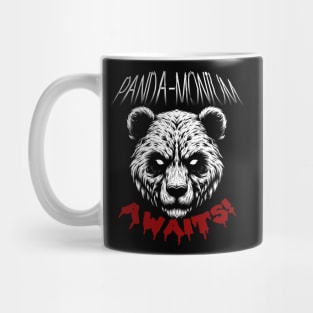 Creepy Possessed Panda Bear Mug